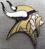 NFL Football MINNESOTA VIKINGS Head Crest Embroidered PATCH