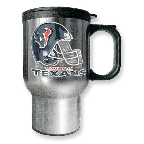 Houston Texans 16 oz Stainless Steel Travel Mug