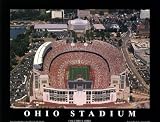 Ohio State Buckeyes Ohio Stadium Aerial Picture NCAA, Unframed