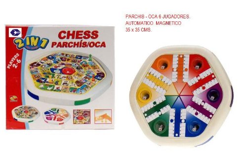 Imagen 1 de Cosas Internacional Parchis - Oca 6 Jugadores. Automatico.