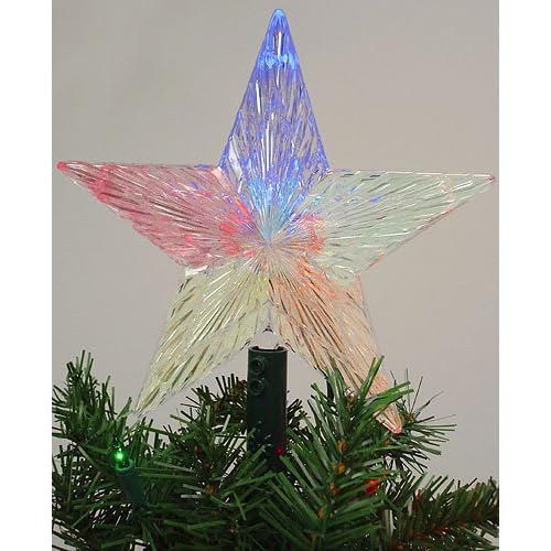LED star-miniature lighted christmas tree topper