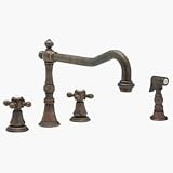 Blanco Madison IV Widespread Faucet W/ Side Spray (Antique Bronze)