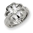 Stainless Steel CZ Ring (Sizes 6-8)