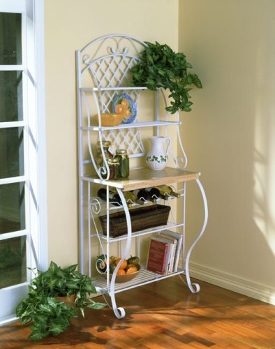SEI 68-Inch-Tall Trellis Baker's Rack