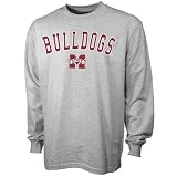 Mississippi State Bulldogs Ash Arch Logo Long Sleeve T-shirt