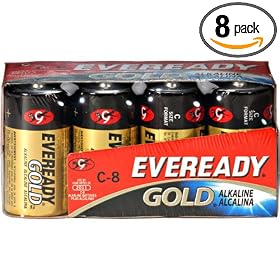 Alkaline C-8 Battery Family Packs