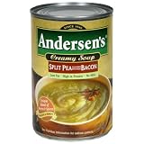 Andersen, Soup Split Pea W Baccon, 15 OZ (Pack of 12)