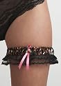 Betsey Johnson Intimates Stretch Satin Garter Accessory