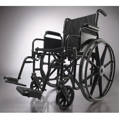 Medline MDS806150EE K1 Quick Ship Basic Wheelchair