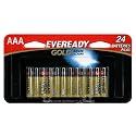 Eveready Gold Alkaline Batteries, AAA , 24 batteries