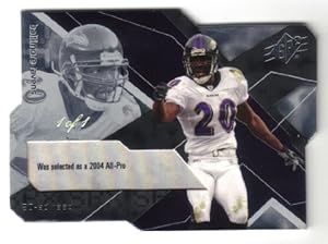 2008 SPx Platinum Ed Reed 1/1 BALTIMORE RAVENS