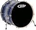 Pacific Drums by DW Platinum Lacquer Bass Drum, 18X22 Black Mirra