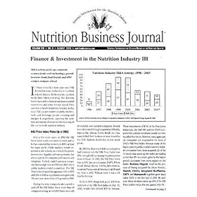 Nutrition Business Journal by