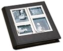 Umbra Horizon 2-Up 4-by-6-Inch Photo Album, Black/Chrome