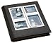Kitchen & Housewares : Umbra Horizon Metal and Faux Leather Photo Album Holds 104 4" x 6" Photos - Chrome & Black