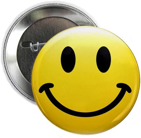 2.25" Button Smiley Face HD