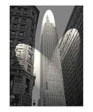 Spotlight on the Empire State Building Places Giclee Poster Print by John Rizzuto III, 16x20