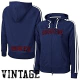 NCAA adidas Duquesne Dukes Ladies Navy Blue College Town Full Zip Vintage Hoody Sweatshirt