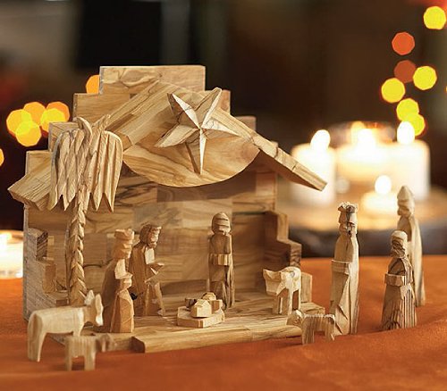 Olive Wood Silent Night NativityTM