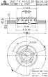 Brembo 25391 Front Disc Brake Rotor