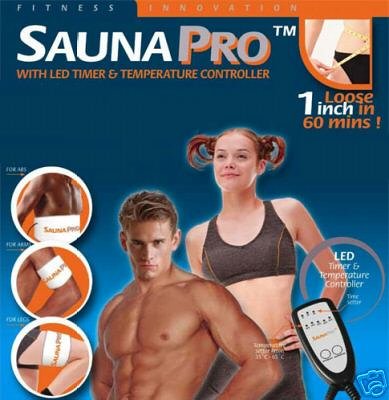 Sauna Pro 3 Sauna Belt – 3 Belts in One! – conducted Timer and Temperature Agitate And Control – Sweat Away those inches!