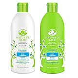 Nature's Gate All Natural Organic Strengthening Biotin Thickening Shampoo and Conditioner Bundle For Hair Loss or Thinning Hair With Jojoba, Borage, Panthenol & Nettle, Sulfate Free, 18 fl. oz. each