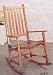 Kitchen & Housewares : Southern Country Oak Finish Wood Plantation Porch Rocker/Rocking Chair