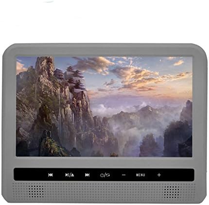 Lontano 9 inch Car Headrest Video Entertainment Headrest DVD Monitor for Car Seat Back with Wireless Game- Grey