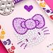 ≪東方神起:テーマソング/ハローキティ誕生35周年記念≫【Hello Kitty Colors】ハローキティー♪ビッグリボンジュエリーステッカー(ラベンダー)DC-11KT