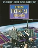 Reporting Technical Information Reporting Technical Information