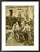 Marie and Pierre Curie the Two Scientists Set out on a Sunday Afternoon Cycle Ride Framed Photographic Poster Print, 24x30