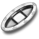Wilton Armetale Sorrento Small Oval Divided Tray