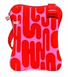 BUILT Girard 33 cm (13 Zoll) Laptop Sling, January Red: Notebook H&uuml;lle mit verstellbarem Schultergurt aus dickem Neopren