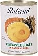 Roland Sliced Pineapple in Natural Juice, 20-Ounce Can (Pack of 24)