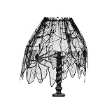 Heritage Lace Creepy Crawly 60-Inch Wide by 22-Inch Drop Four-Way, Black