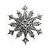 Jewelry : Eve's Addiction Sterling Silver & Marcasite Holiday Snowflake Pin