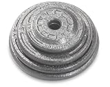 Hampton 1.25 lb Standard Stackable Cast Iron Plates - Set of 8