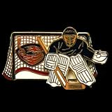 NHL Atlanta Thrashers Movable Goalie Pin