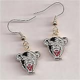 Maine Black Bears Bear Head Dangle Earrings