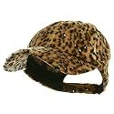 Leopard Sequin Cap - White Tan W31S61B