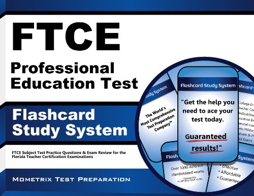 ftce professional education test flashcard study system ftce test practice questions  exam review for the florida