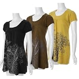 Funky People Patterned Sewater Dress with Glitter