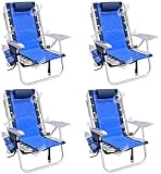 Rio Ultimate Backpack Beach Chairs w/ cooler - 4 chairs