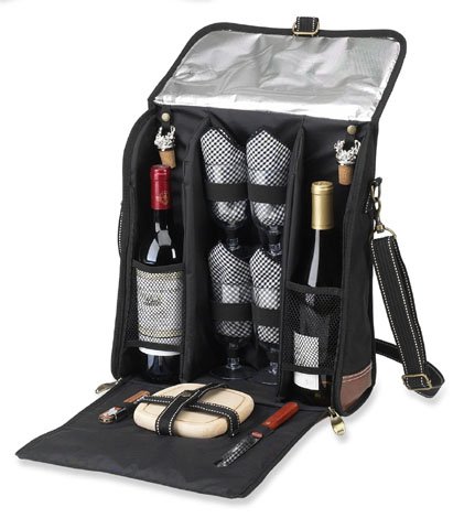 Vintage Wine Carrier for 4
