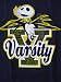 Disney Nightmare Before Christmas JACK Varsity Tshirt