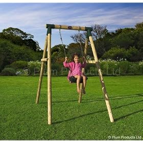 Bush Baby Wooden Single Swing