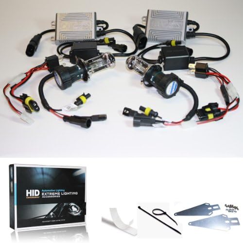 HID Auto Vision H4 Bi-Xenon (Dual Beam) Premium 35 Watt CANBUS HID Conversion Kit-10000K Deep Blue-FREE Warranty Included
