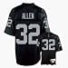 Marcus Allen 1985 Los Angeles Raiders #32 Gridiron Classics Premier Throwback Reebok NFL Football Je