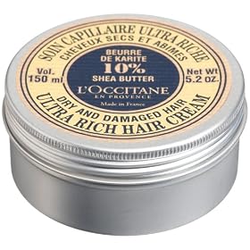 L'Occitane Soin Capillaire Ultra Riche, Beurre de Karitè (Ultra Rich Hair Cream), 5.2-Ounce Tin