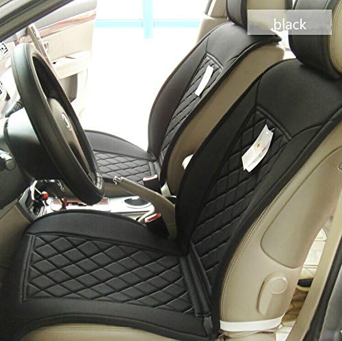 12v High Density Nano Fiber Materialauto Heating Cushion Electric Heated Cushion Intelligent Car Seat Heating (black)